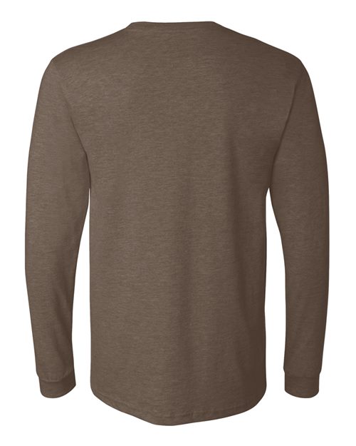 BELLA + CANVAS Heather CVC Long Sleeve Tee 3501CVC