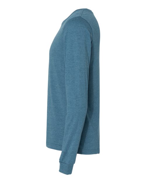 BELLA + CANVAS Heather CVC Long Sleeve Tee 3501CVC