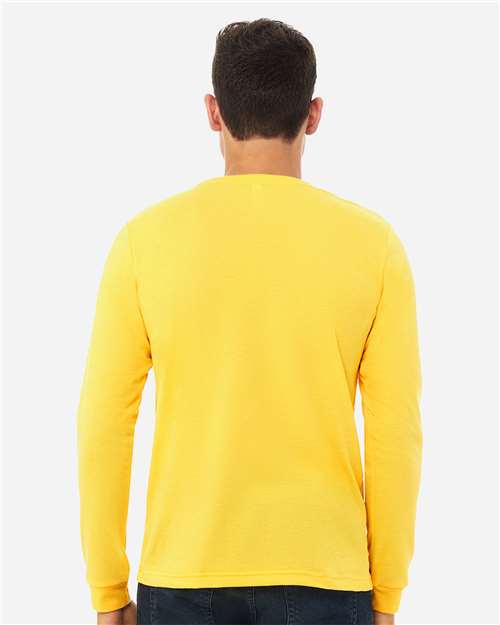 BELLA + CANVAS Heather CVC Long Sleeve Tee 3501CVC