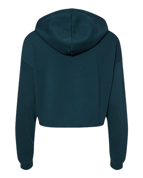 BELLA + CANVAS Women's Crop Hoodie Sweatshirt 7502