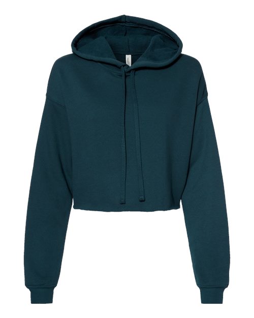 BELLA + CANVAS Women's Crop Hoodie Sweatshirt 7502