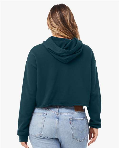 BELLA + CANVAS Women's Crop Hoodie Sweatshirt 7502