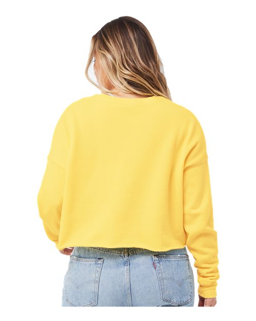 BELLA + CANVAS Women's Crop Crewneck Sweatshirt 7503
