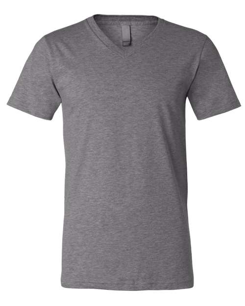BELLA + CANVAS Unisex Heather CVC V-Neck Tee 3005CVC