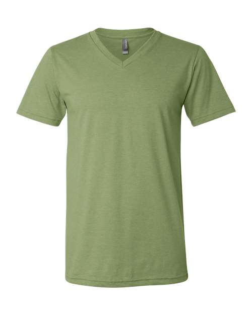 BELLA + CANVAS Unisex Heather CVC V-Neck Tee 3005CVC