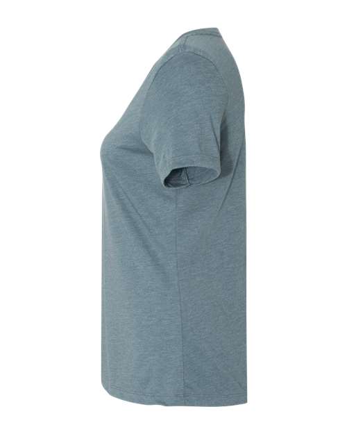 BELLA + CANVAS Women's Relaxed Heather CVC V-Neck Tee 6405CVC
