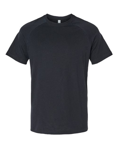 BELLA + CANVAS Men's Heather CVC Raglan Tee 3201