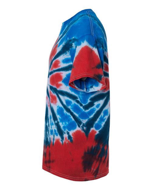 Colortone Unisex Multi-Color Tie-Dyed T-Shirt 1000