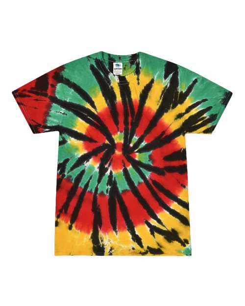 Colortone Unisex Multi-Color Tie-Dyed T-Shirt 1000