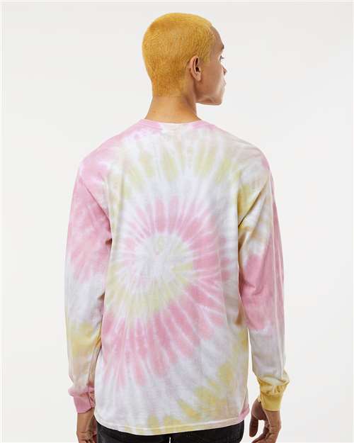 Colortone Unisex Tie-Dyed Long Sleeve T-Shirt 2000