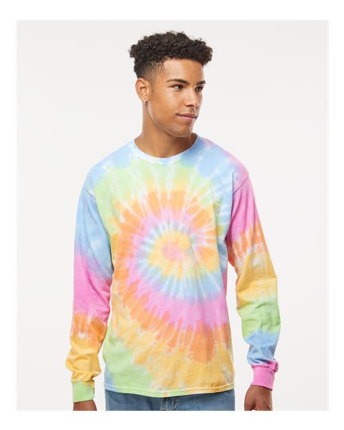 Colortone Unisex Tie-Dyed Long Sleeve T-Shirt 2000