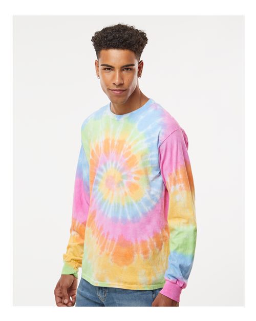 Colortone Unisex Tie-Dyed Long Sleeve T-Shirt 2000