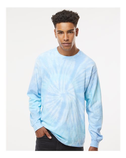 Colortone Unisex Tie-Dyed Long Sleeve T-Shirt 2000