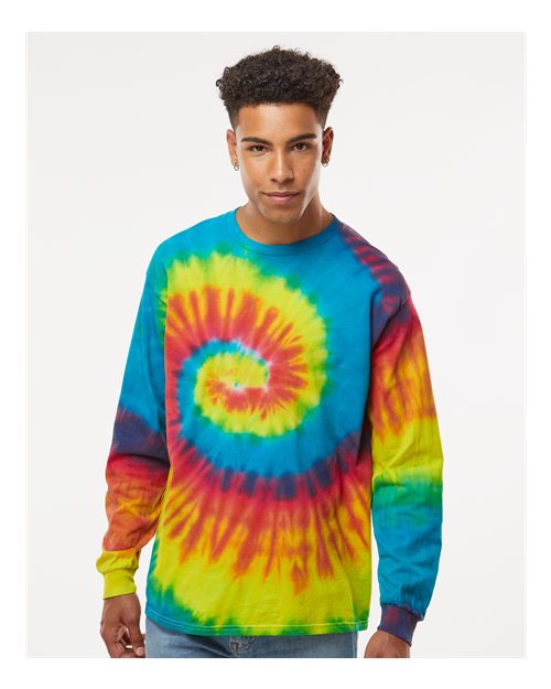 Colortone Unisex Tie-Dyed Long Sleeve T-Shirt 2000