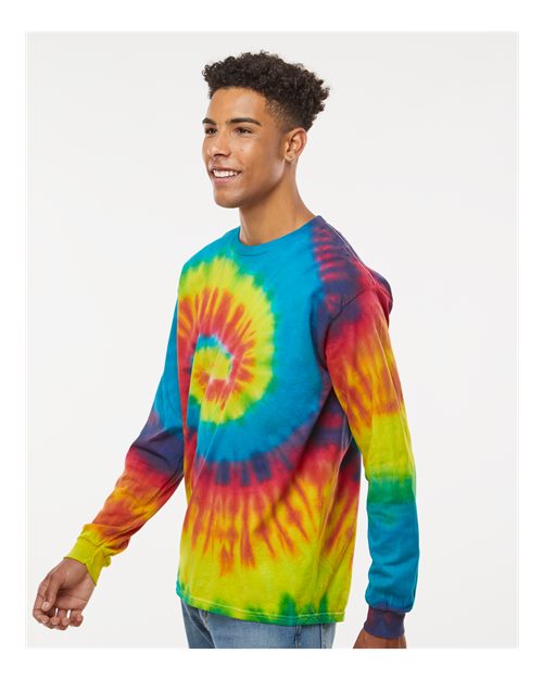 Colortone Unisex Tie-Dyed Long Sleeve T-Shirt 2000
