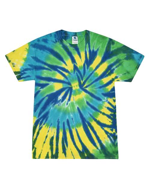 Colortone Unisex Multi-Color Tie-Dyed T-Shirt 1000