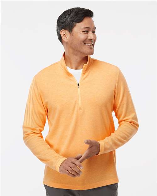 Adidas Men's 3-Stripes Quarter-Zip Sweater Pullover A554