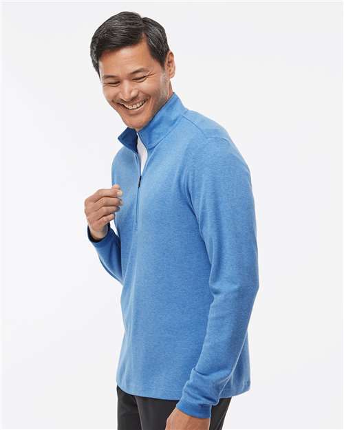 Adidas Men's 3-Stripes Quarter-Zip Sweater Pullover A554