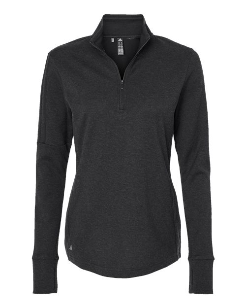 Adidas Women's 3-Stripes Quarter-Zip Sweater Pullover A555