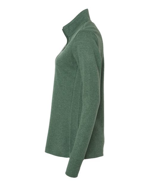 Adidas Women's 3-Stripes Quarter-Zip Sweater Pullover A555