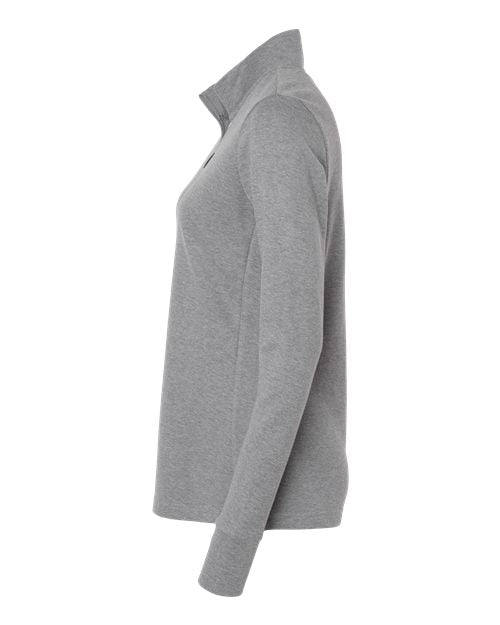 Adidas Women's 3-Stripes Quarter-Zip Sweater Pullover A555