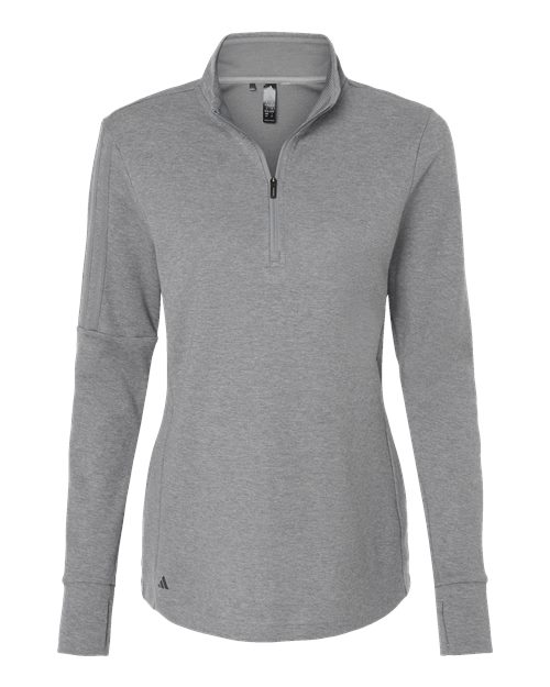 Adidas Women's 3-Stripes Quarter-Zip Sweater Pullover A555