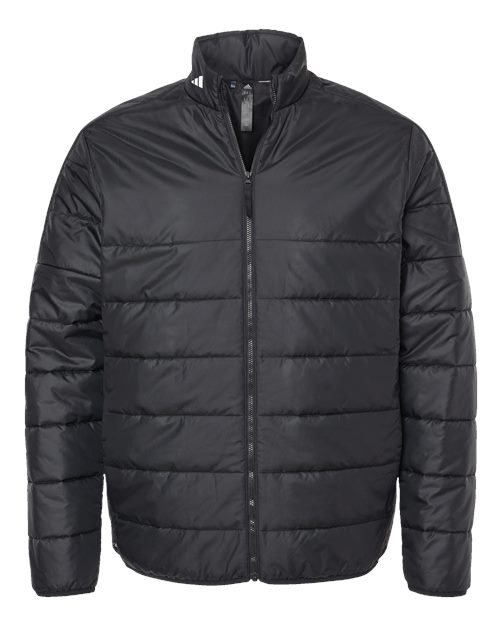 Adidas Men's 3-Stripes Puffer Full-Zip Jacket A570
