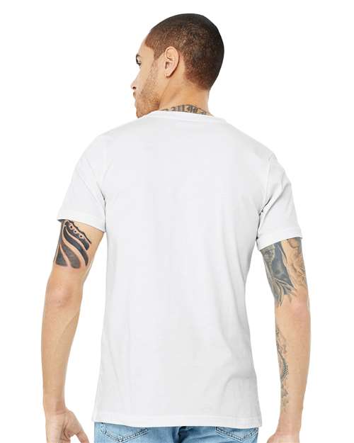 BELLA + CANVAS Unisex Heather CVC V-Neck Tee 3005CVC