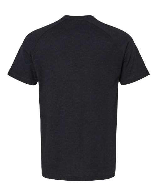 BELLA + CANVAS Men's Heather CVC Raglan Tee 3201