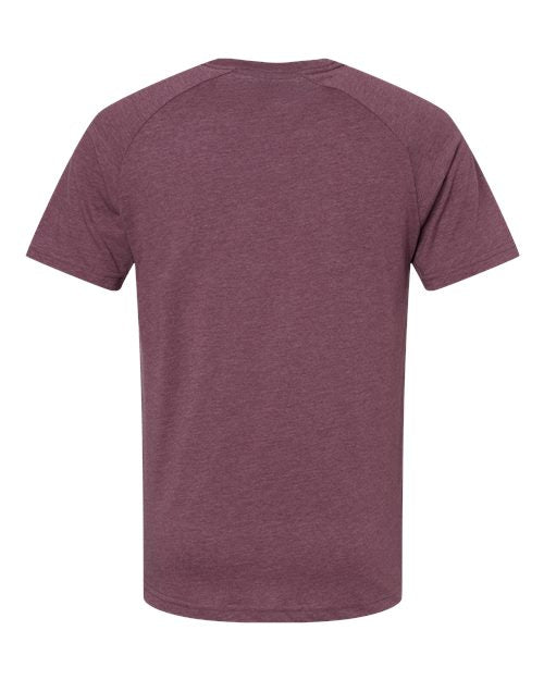 BELLA + CANVAS Men's Heather CVC Raglan Tee 3201