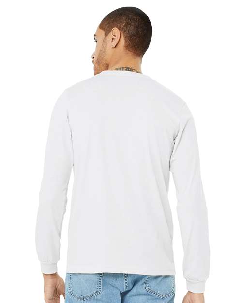 BELLA + CANVAS Heather CVC Long Sleeve Tee 3501CVC