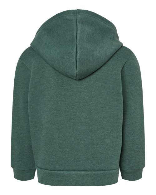 BELLA + CANVAS Toddler Sponge Fleece Full-Zip Hoodie Sweatshirt 3739T