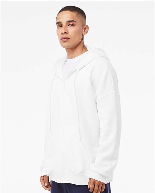 BELLA + CANVAS Unisex Sponge Fleece DTM Full-Zip Hoodie Sweatshirt 3759