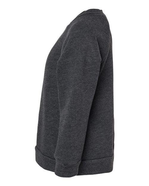BELLA + CANVAS Toddler Sponge Fleece Raglan Crewneck Sweatshirt 3901T