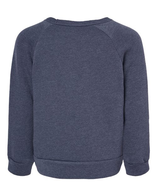BELLA + CANVAS Toddler Sponge Fleece Raglan Crewneck Sweatshirt 3901T