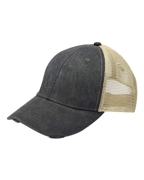 Adams Headwear Ollie Distressed Trucker Cap OL102
