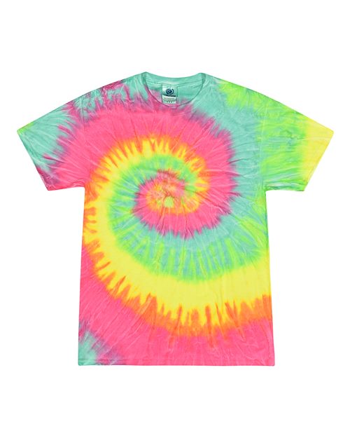 Colortone Youth Multi-Color Tie-Dyed T-Shirt 1000Y