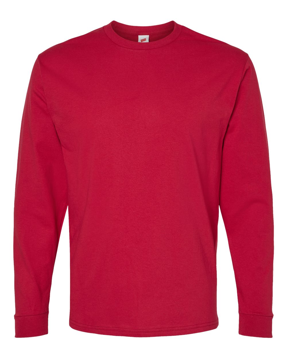 Hanes 5286 - Unisex Essential-T Long Sleeve T-Shirt - Athletic Crimson
