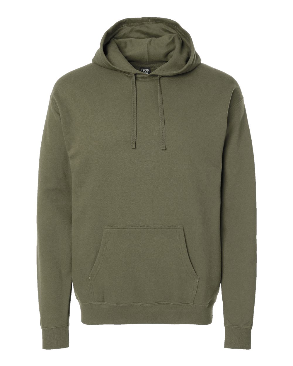 Hanes RS170 - Unisex Perfect Sweats Hooded Sweatshirt - Fatigue Green