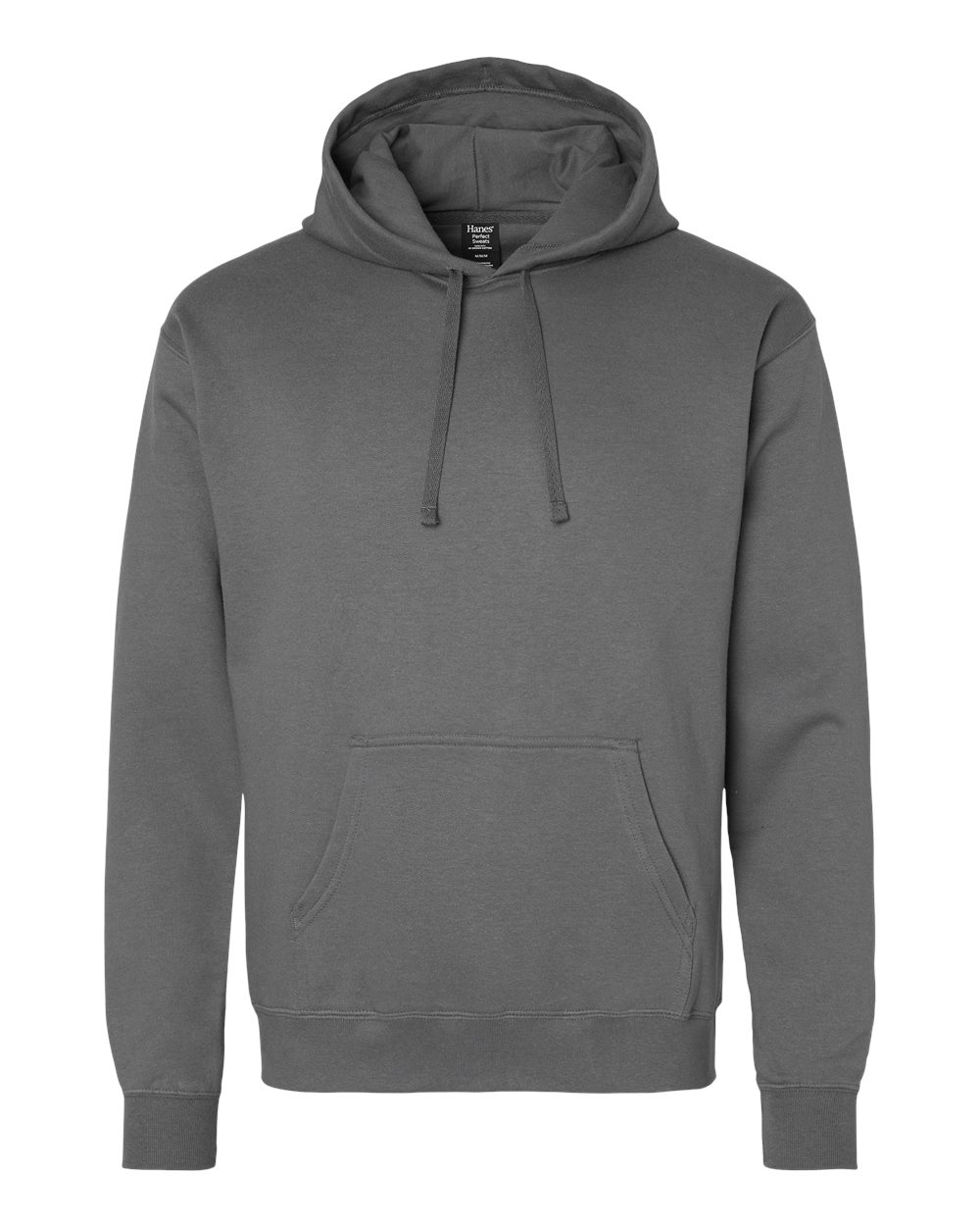 Hanes RS170 - Unisex Perfect Sweats Hooded Sweatshirt - Smoke Grey