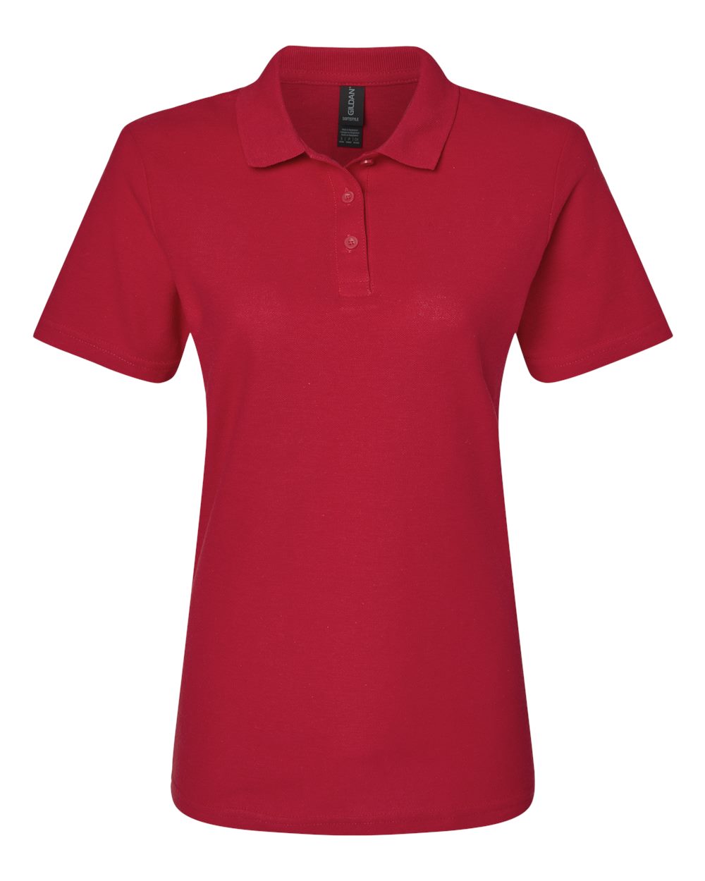 Gildan 64800L - Women's Softstyle® Pique Polo - Cherry Red