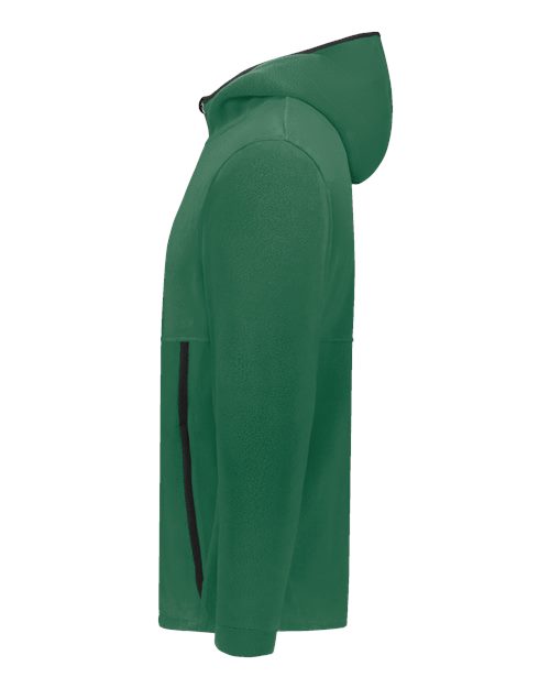 Augusta Sportswear Unisex Eco Revive™ Polar Fleece Hooded Full-Zip Jacket 6858