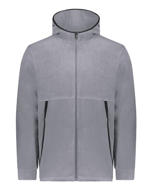 Augusta Sportswear Youth Eco Revive™ Polar Fleece Hooded Full-Zip Jacket 6859