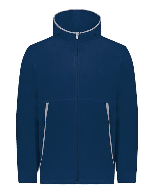 Augusta Sportswear Youth Eco Revive™ Polar Fleece Hooded Full-Zip Jacket 6859