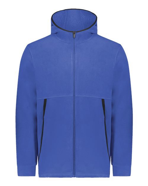 Augusta Sportswear Youth Eco Revive™ Polar Fleece Hooded Full-Zip Jacket 6859