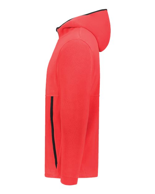 Augusta Sportswear Youth Eco Revive™ Polar Fleece Hooded Full-Zip Jacket 6859