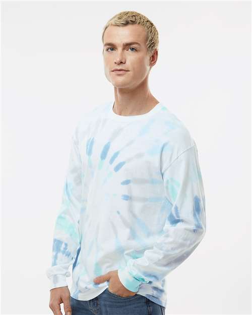 Colortone Unisex Tie-Dyed Long Sleeve T-Shirt 2000