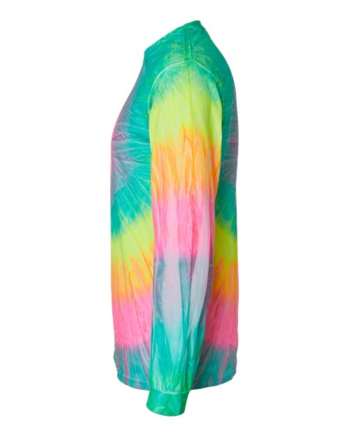 Colortone Unisex Tie-Dyed Long Sleeve T-Shirt 2000