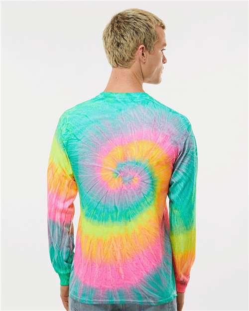 Colortone Unisex Tie-Dyed Long Sleeve T-Shirt 2000