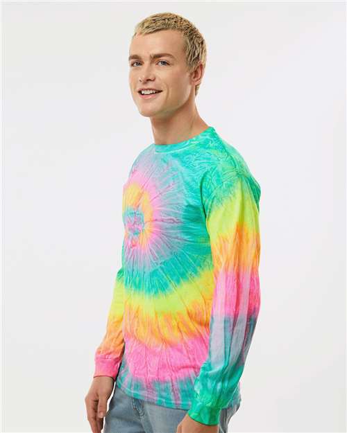 Colortone Unisex Tie-Dyed Long Sleeve T-Shirt 2000